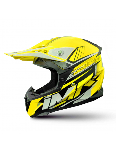 CASCO NIÑO MX GAMA EVOLUTION AMARILLO