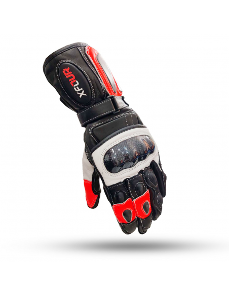 GUANTES ASFALTO NIÑO XFOUR NARANJA