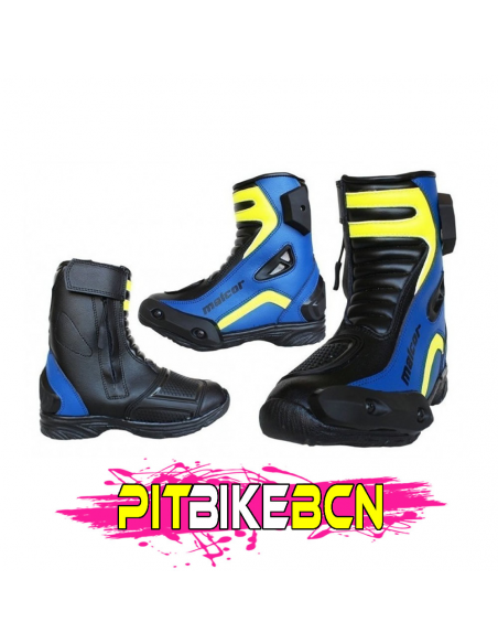 BOTAS DE NIÑOS CAÑA CORTA COLOR AZUL