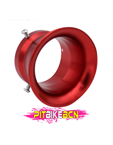 TROMPETA DE AIRE CNC PARA CARBURADORES rojo TROMPETA DE AIRE CNC PARA CARBURADORES rojo