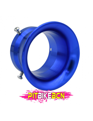 TROMPETA DE AIRE CNC PARA CARBURADORES azul
