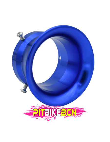 TROMPETA DE AIRE CNC PARA CARBURADORES azul