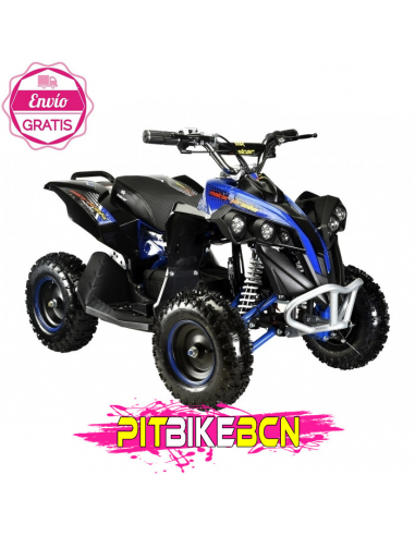 MINIQUAD ELECTRICO MTR MALCOR PIRANHA AZUL