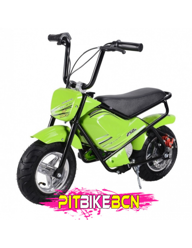 MINIMOTO ELECTRICA MTR MALCOR 250W ROJO