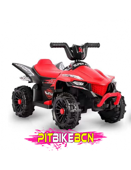 MINI QUAD INFANTIL 6V ROJO
