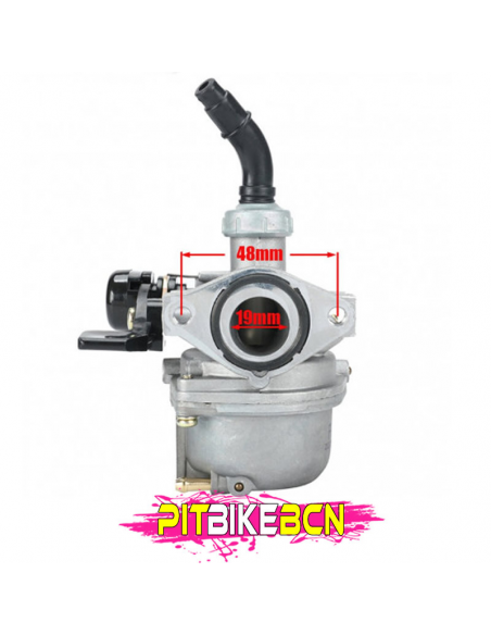 CARBURADOR PIT BIKE 19MM medidas