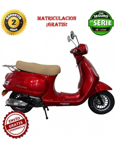 MTR ROMA VESPA 125CC ROJO