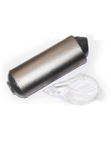 SILENCIOSO OVAL TITANIO