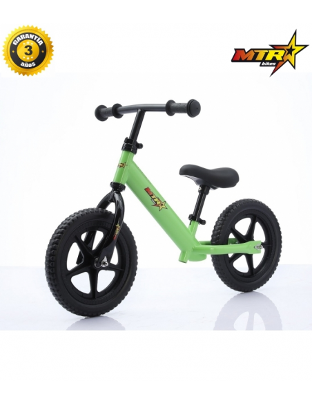 BICICLETA SIN PEDALES PARA NIÑOS  VERDE