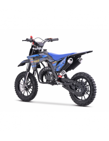 MTR MINICROSS XZR AZUL 2025 trasera