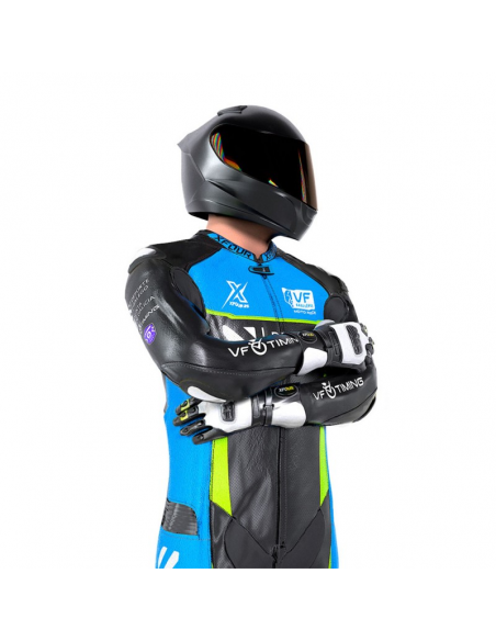 MONO XFOUR MODELO DEPORTE GALEGO AZUL Y AMARILLO NIÑO