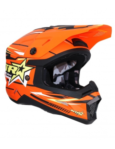 CASCO SHIRO MTR MX308 NARANJA