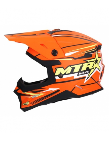 CASCO SHIRO MTR MX308 NARANJA 2