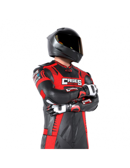 MONO XFOUR MODELO CASES ROJO Y NEGRO NIÑO