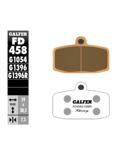 Pastillas RACING sinterizadas GALFER Formula