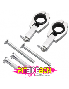 SET FIJACIONES CUBREMANETAS PIT BIKE