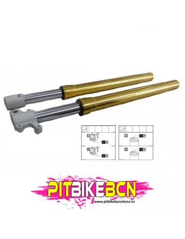 HORQUILLAS REPLICA MARZOCCHI 710MM