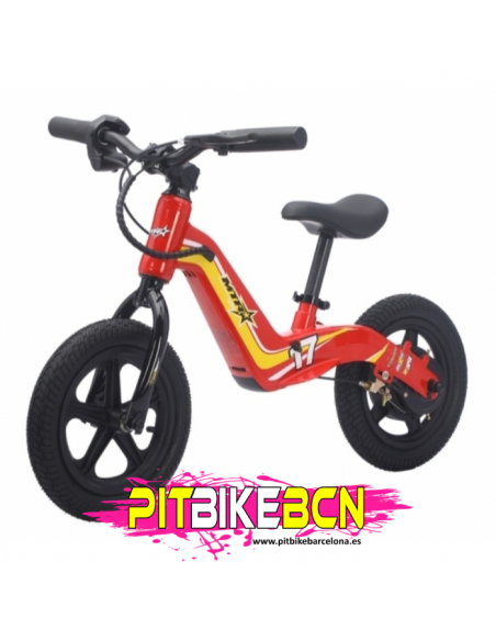 BICICLETA ELECTRICA 12" 100W ROJO
