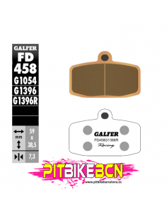 PASTILLAS RACING SINTERIZADAS GALFER PARA FRENO FORMULA