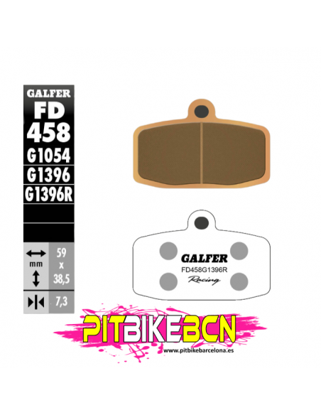 PASTILLAS RACING SINTERIZADAS GALFER PARA FRENO FORMULA PASTILLAS RACING SINTERIZADAS GALFER PARA FRENO FORMULA