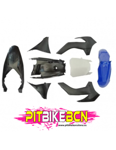 PLASTICOS COMPLETOS KTM85 NEGROS PARA MALCOR SUPER RACER.