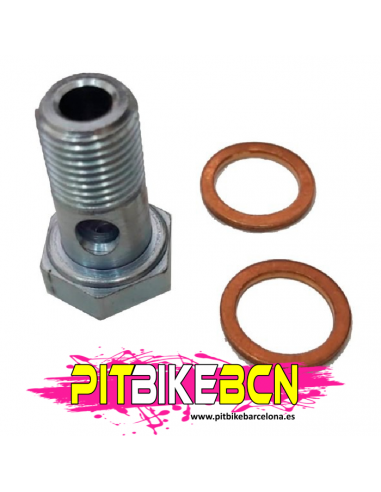 TORNILLO RACOR M10 + ARANDELAS COBRE (BOMBA JJUAN)