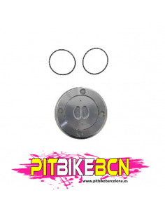TAPON GASOLINA ALUMINIO PLATA MIR RACING (DEPOSITO PLASTICO)