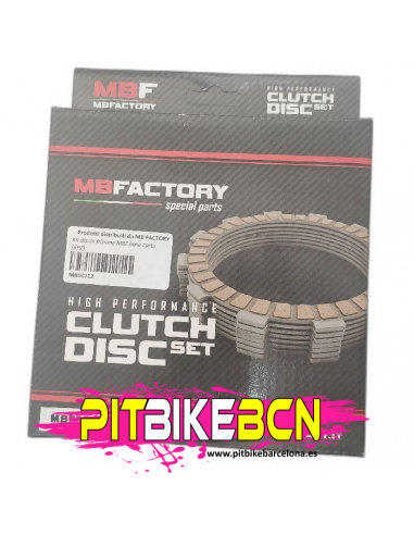 KIT DISCOS EMBRAGUE MBF (6 DISCOS)
