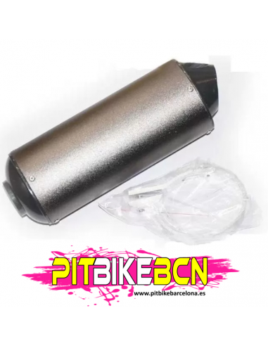 SILENCIOSO OVAL TITANIO