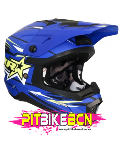CASCO SHIRO MTR MX308 AZUL
