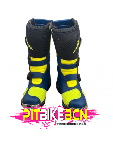 BOTAS DE CROSS ADULTOS COLORES AZUL