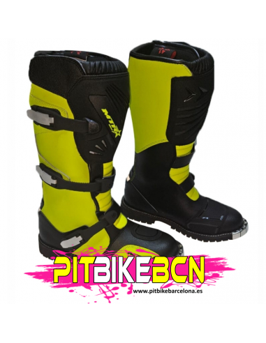 BOTAS DE CROSS ADULTOS COLORES AMARILLO