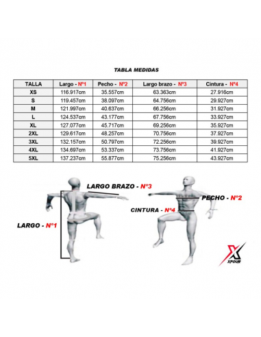 SOTOMONO PRO ADULTO (1 PIEZA) MEDIDAS