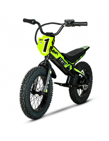 BICICLETA ELECTRICA NIÑO 350W 16" IMR OFF ROAD amarillo