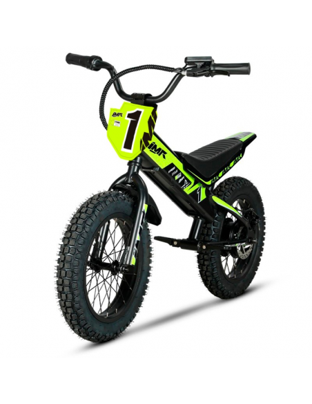 BICICLETA ELECTRICA NIÑO 350W 16" IMR OFF ROAD amarillo