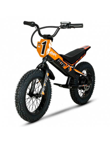 BICICLETA ELECTRICA NIÑO 350W 16" IMR OFF ROAD naranja
