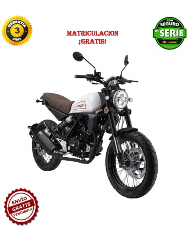 MTR SCRAMBLER 125 BLANCO