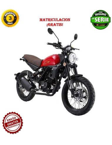 MTR SCRAMBLER 125 ROJO