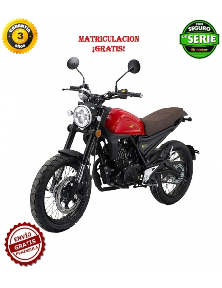 MTR SCRAMBLER 125 ROJO 1