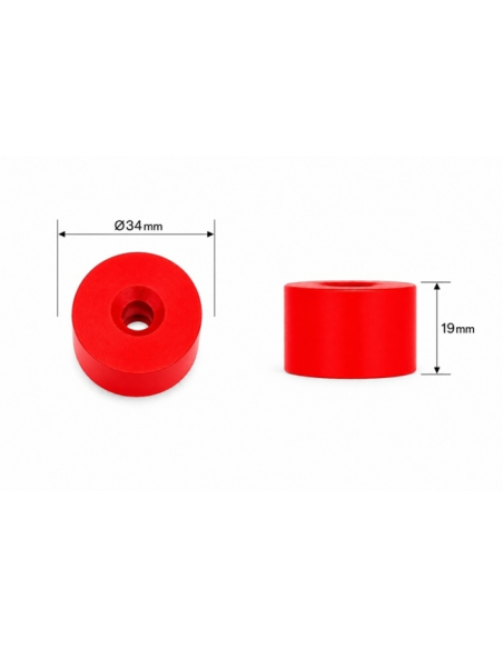 PROTECTORES MANILLAR RACING ROJO
