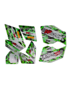 KIT ADHESIVOS MINIQUAD WR8 VERDE