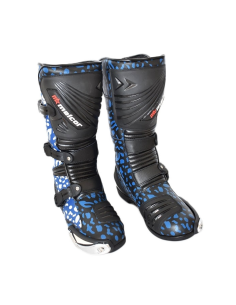 BOTAS SUPERMOTARD AZULES