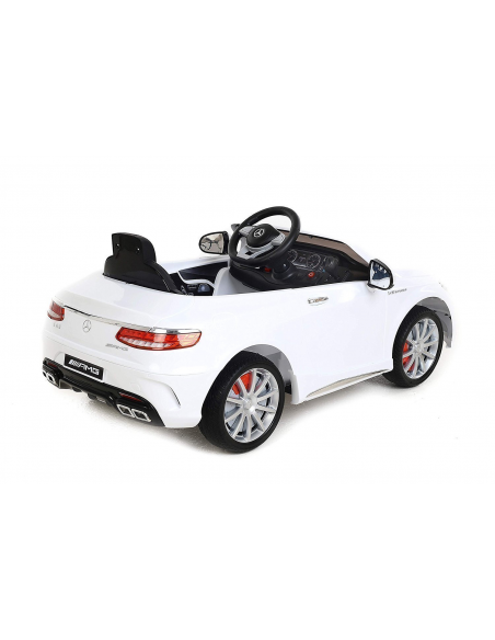 COCHE ELECTRICO MERCEDES AMG S63 BLANCO