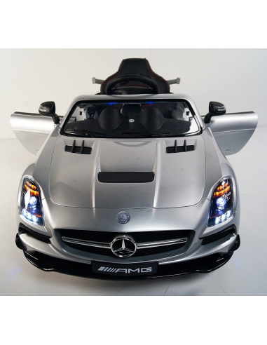 COCHE ELECTRICO MERCEDES SLS DEPORTIVO PLATA.4 COCHE ELECTRICO MERCEDES SLS DEPORTIVO PLATA.4