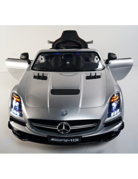 COCHE ELECTRICO MERCEDES SLS DEPORTIVO PLATA.4 COCHE ELECTRICO MERCEDES SLS DEPORTIVO PLATA.4