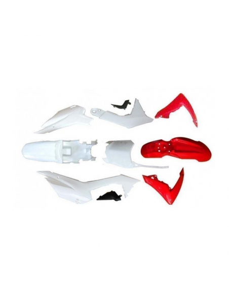 PLASTICOS PIT BIKE CRF110 JUNIOR EN COLOR ROJO