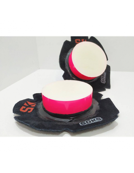 DESLIZADERAS NYLON SOKS BLANCO/ROSA