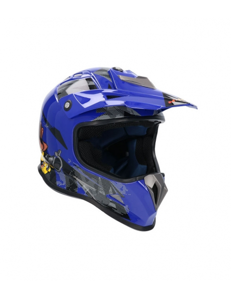 CASCO SHIRO MALCOR MX-306  azul